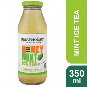 Brewhouse Ice Tea (Lemon/Mint/Peach/Citrus Green) - 350 Ml Pack of Three